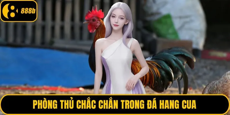 Phòng thủ chắc chắn trong đá hang cua
